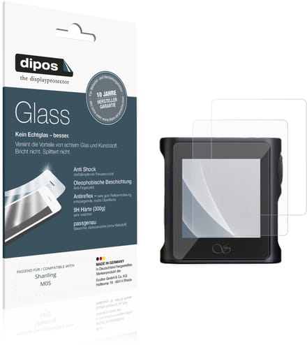 dipos – 2x Matte Pantserfolie geschikt voor Shanling M0S | 9H Screenprotector
