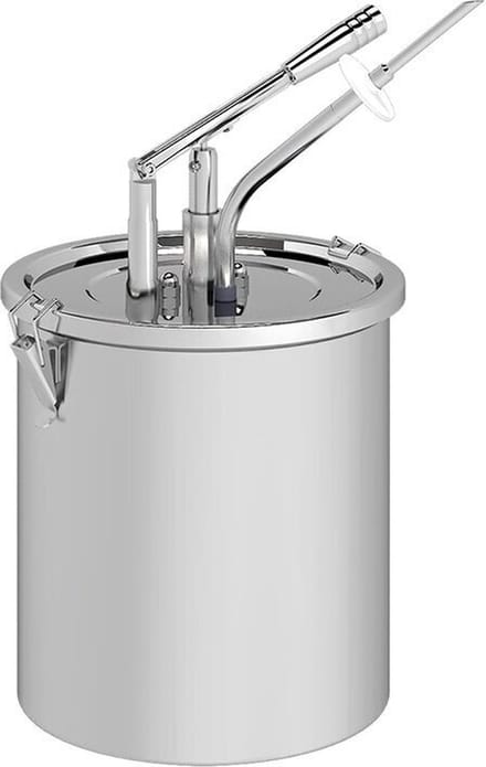 Kalando heveldispenser met schuine naald spuitmond en 10 liter container