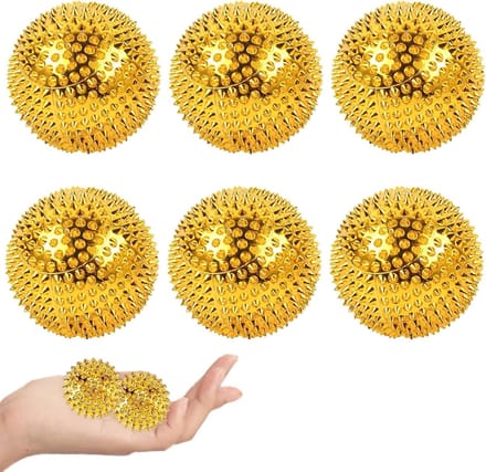 Set van 6 Magnetische Massageballen voor Stressverlichting, Acupunctuur en Ontspanning
