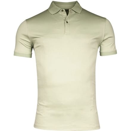 Giordano Lino Liquid Cotton Short Sleeve Polo Pastel Groen / male