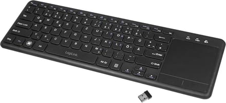 Draadloos toetsenbord met touchpad en multimedia functietoetsen voor PC, Mac, Smart TV en Android Box