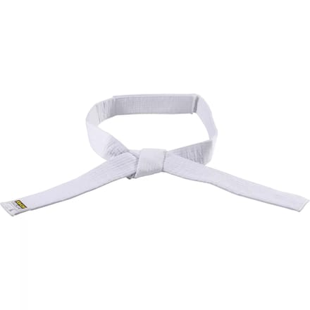 Witte klittenband riem budō kind Kwon