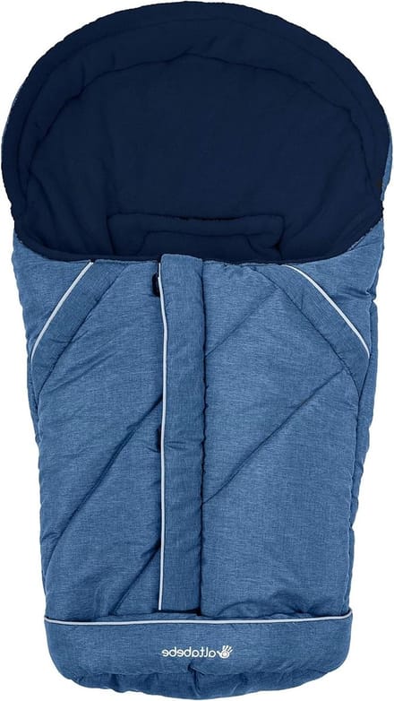 Altabebe AL2003P-49 winter footmuff Alpin collection for baby shell, navy, blue