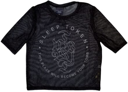 Sleep Token - Tomb Crop top - 2XL - Zwart