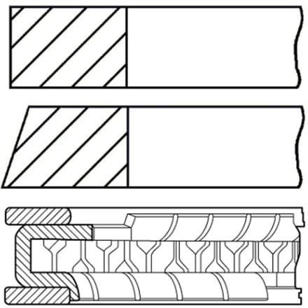 Goetze Engine Zuigerveren set GOETZE 08-422700-00