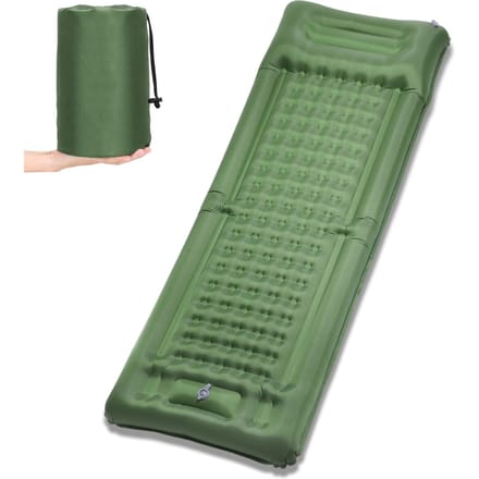 Opblaasbaar slaapmatje Extra dik 4 inch slaapmatje Mat Luchtmatras met ingebouwde pomp voor
