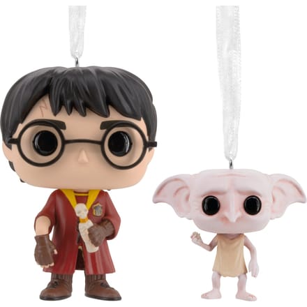 Hallmark Funko POP! Harry Potter Christmas Ornaments - 2 Pack Harry & Dobby