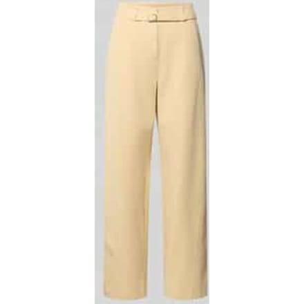 Stoffen broek met riem en steekzakken