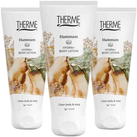 Therme Hammam Hydra+ Bodylotion - 3 x 200 ml - Voordeelverpakking
