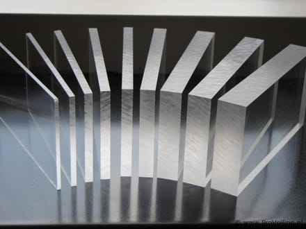 Acrylaatglas vlakke plaat 3mm Opaalwit