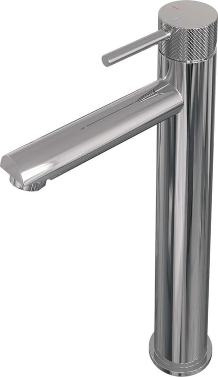 Brauer Chrome carving Wastafelmengkraan opbouw - hoog - model a - chroom