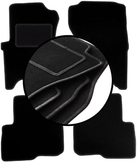 Complete set veloursmatten voor: Land Rover Discovery III SUV (2004-2011)