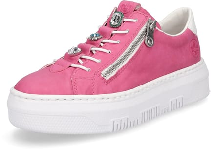 Rieker dames plateausneaker roze