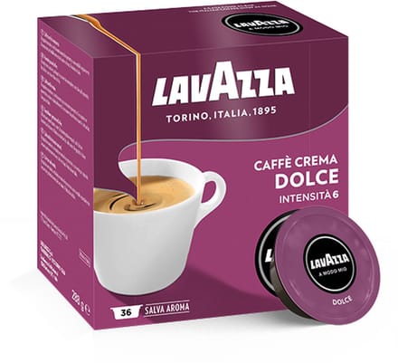 Lavazza A Modo Mio Lungo Dulce caps - 36 pcs