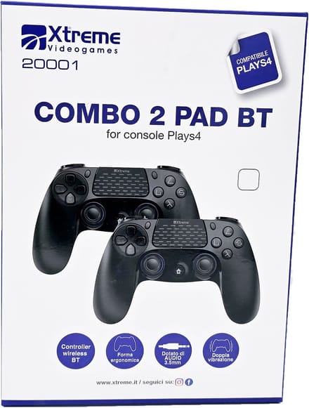 Xtreme 20001 game controller Zwart Bluetooth Gamepad Analoog/digitaal PlayStation 4
