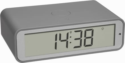 TFA Dostmann 60.2560.15 Wekker Zendergestuurd Grijs Alarmtijden: 1