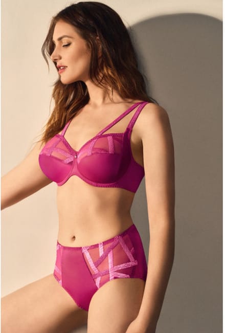 Louisa Bracq - Serie Beugel BH Fuchsia - maat 100B - Roze