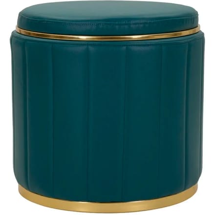 Poef London Pouf With Storage Tail Ø 46,5×44 cm