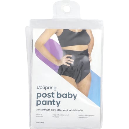 UpSpring, Post-baby slipjes, hoge taille, 1X/2X, zwart, 1 stuk gray