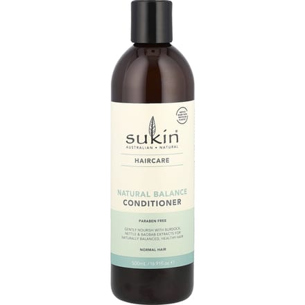 Sukin, Après-shampoing Équilibre Naturel, pour cheveux normaux, 16,9 fl oz (500ml) white