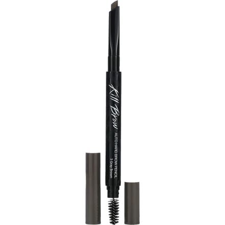Clio, Kill Brow, Out Hard Brow Pencil, 05 Gray Brown, 0.31 g (0.01 oz) black