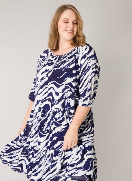 YESTA Hayet One pieces - Deep Blue/Multi-Colo - maat 2(50)