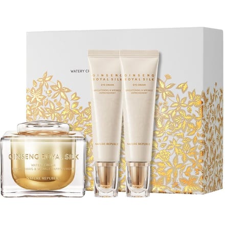 Nature Republic Ginseng Royal Silk Watery Cream 60ml met Oogcrème 30ml x 2 Speciale Set white