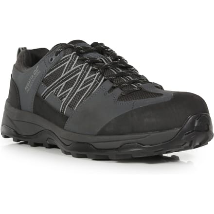 Regatta Heren Clayton Safety Trainers (Zwart/Briar)
