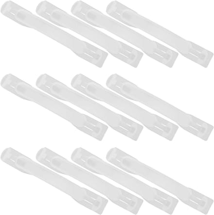 Plastic Handgrepen - Draaghendels Dozen - Verhuisdozen Verplaatsen - Duurzame Kwaliteit - 100 Stuks - Transparant