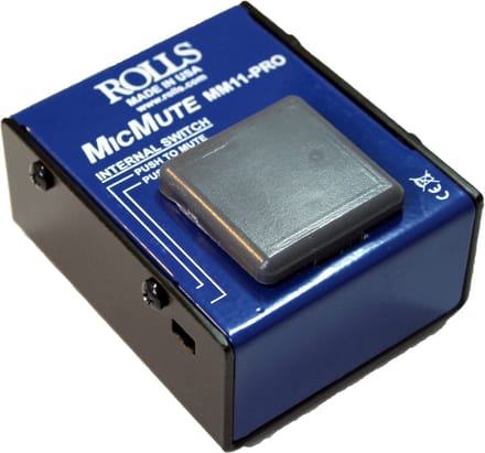 Rolls MM11 Pro MicMute/MicTalk-Switch - Signaalsplitter