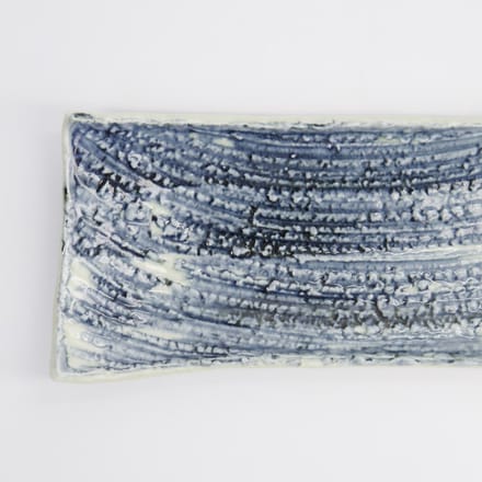 Tokyo Design Studio - Rechthoekig Sushi Bord - Blauw/Wit - 48 x 17 x 3,9 cm
