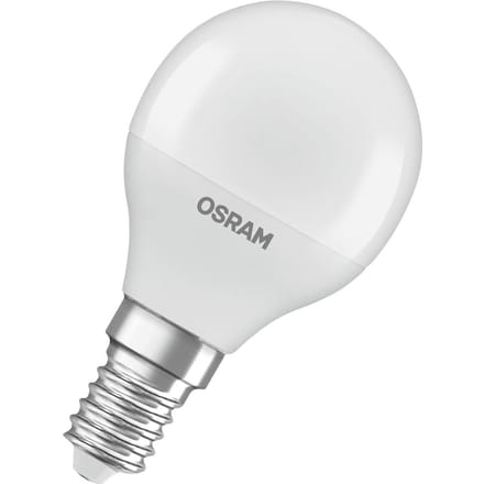 OSRAM LED Classic Star, druppel, mat, E14, 4,9 W, 2.700 K