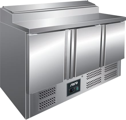 Saladette 3 deuren | Opzet, 7x 1/3GN | Saro 323-1105