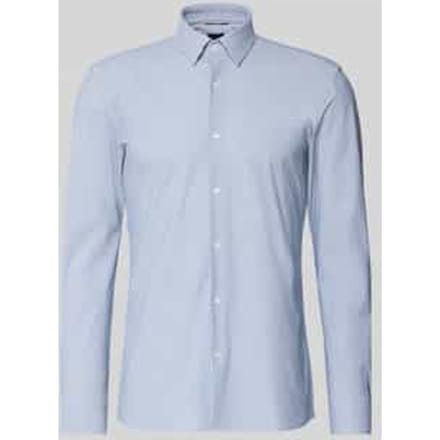 Slim fit zakelijk overhemd met all-over motief Model 'HANK'
