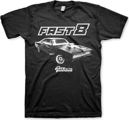 The Fast And The Furious Heren Tshirt -S- Fast 8 Dodge Zwart