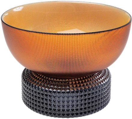 Serveerschaal Marvelous Duo amber grijs 22cm Kare Design