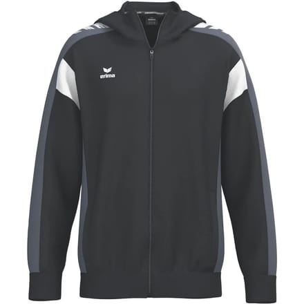 Erima Celebrate 125 Trainingsjack Met Capuchon Heren - Zwart / Slate Grey | Maat: M