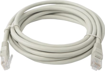 Netwerkkabel - Internetkabel - Cat6 UTP Kabel RJ45 - 3 Meter - Koper - Grijs