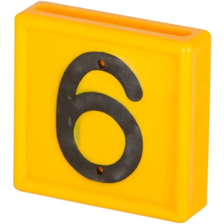 Genummerde markeerkraag om op de armband te schuiven Kerbl N°6 (x10)