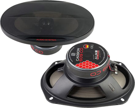 Audio System Carbon 609 CO 6x9 ovaal Auto Speakers ( hoedenplank )