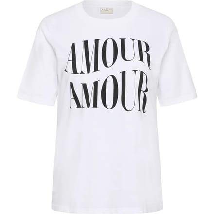 Dames-T-shirt KAFFE Curve Chari