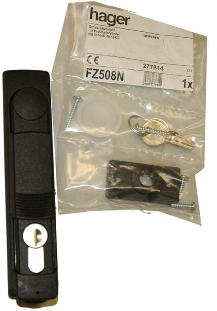 Hager FZ508N HAG SLUIT.IP44 ZW.GR CIL.1242E