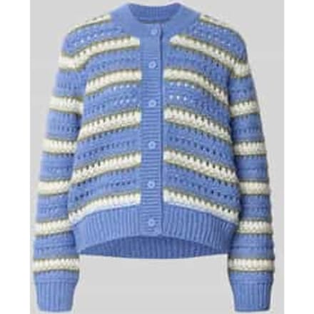 Regular fit cardigan van scheerwolmix