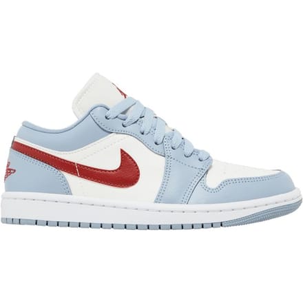 Jordan 1 Low Blue Whisper Dune Red (Vrouwen) 36