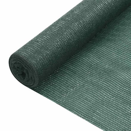 vidaXL - Privacynet - 75 - g/m² - 2x50 - m - HDPE - groen