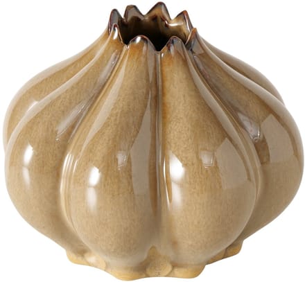 Boltze Home vaas keramiek bruin decoratie Ø15,5xH12,3cm.