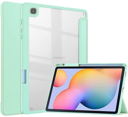 EtuiTab Clear SmartPencil - Tablethoes - Samsung Galaxy Tab S6 Lite - Groen - TPU