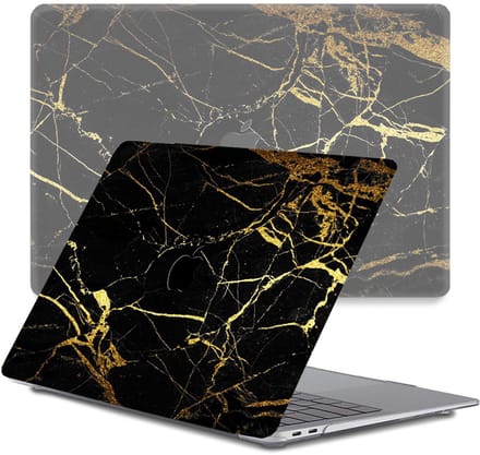 Lunso Geschikt voor MacBook Pro 13 inch (2016-2019) cover hoes - case - Marble Nova
