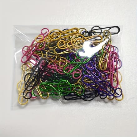 50 stuks Assortiment Muzieknote Papierklemmen 12mm x 40mm Duurzame IJzeren Constructie voor Dagelijks Kantoorgebruik 50pcs brown