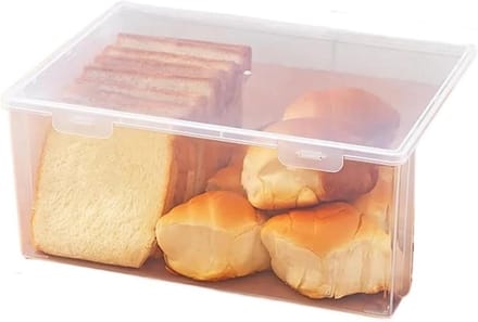 Broodtrommel Afsluitbaar - Keuken organizer - Brood vers houden - Stijlvol modern design - Eén maat - Wit